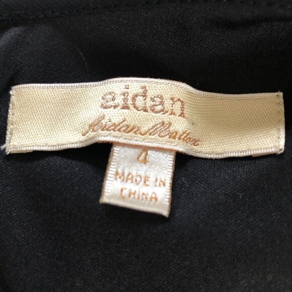 Aidan Mattox Blouson Sequin Skirt Dress size 4 - Picture 6 of 7